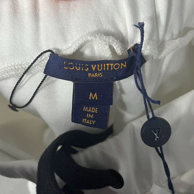 Louis Vuitton Louis Vuitton size m White printed drawstring slouchy knit Size US 30 / EU 46 - 3 Thumbnail