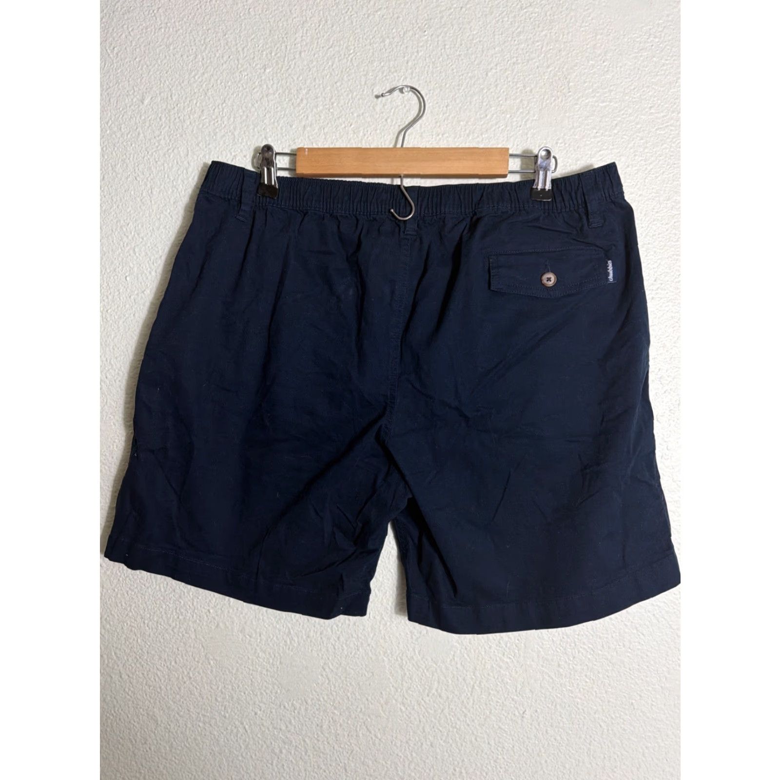 Chubbies Chubbies Chino Shorts Navy Blue Elastic Waist XXL Men Regular Size 2XL Men’s Shorts Size US 39 - 7 Thumbnail