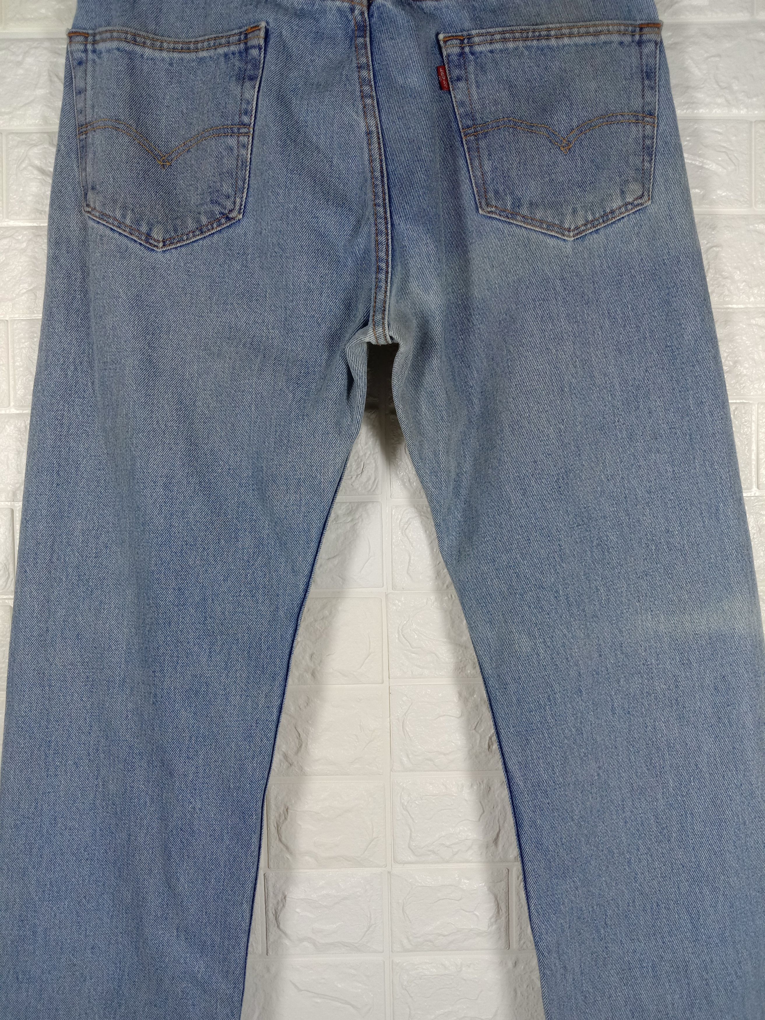 Levi's Vintage Levi’s 505 Jeans Blue Wash Regular Fit Denim Size US 34 / EU 50 - 7 Thumbnail