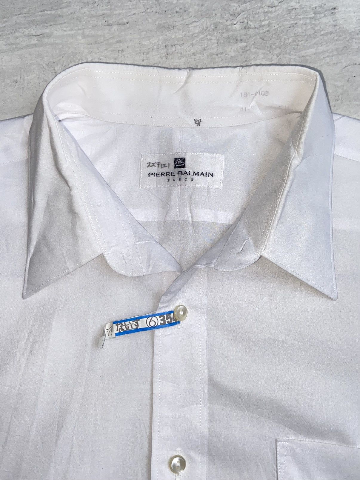 Pierre Balmain PIERRE BALMAIN White Shirt Size US M / EU 48-50 / 2 - 11 Thumbnail