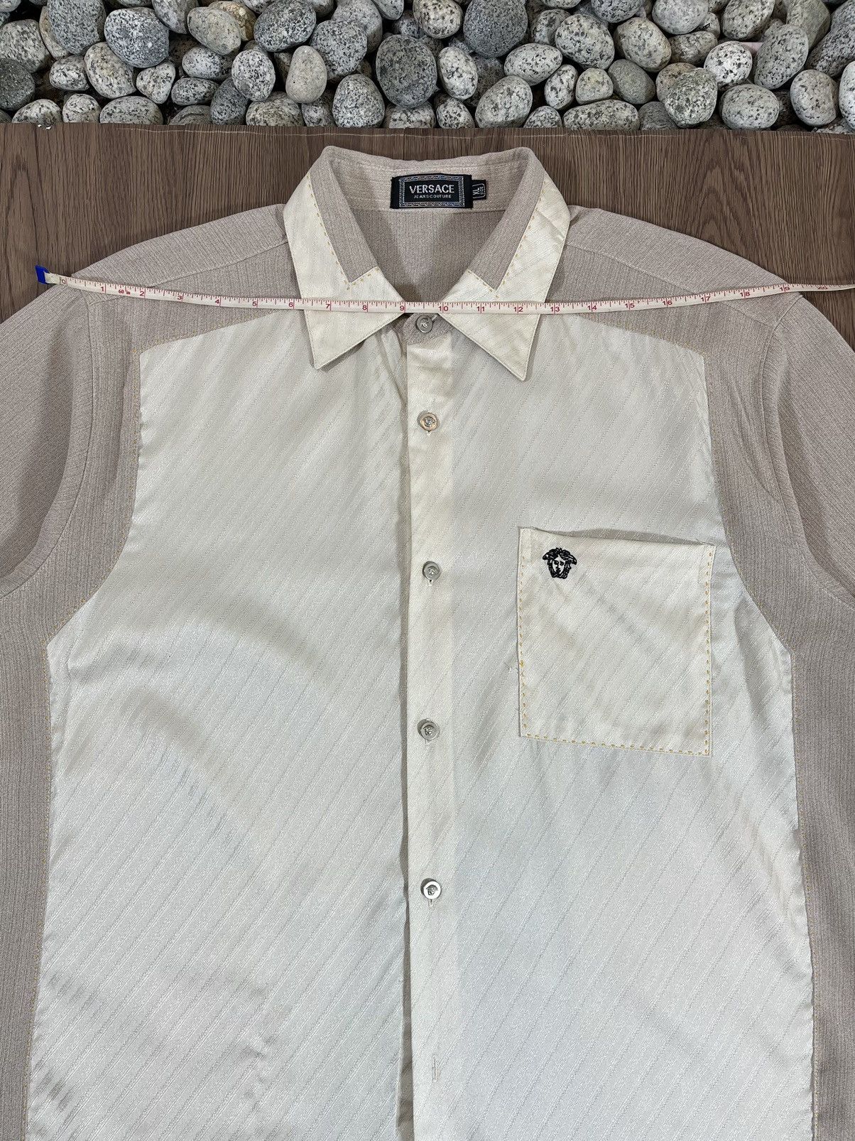 Versace Jeans Couture Versace Jeans Couture – Silk Open Collar Shirt Size US L / EU 52-54 / 3 - 17 Thumbnail
