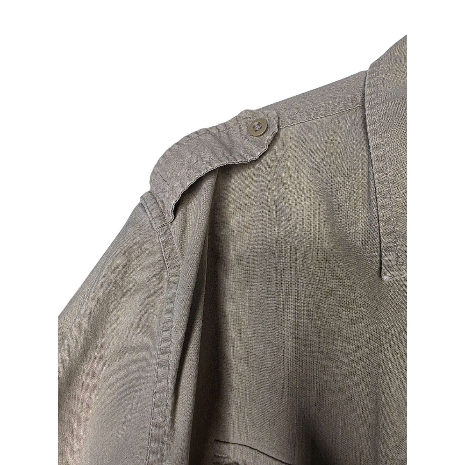 Abercrombie & Fitch Abercrombie & Fitch Safari Button Shirt Short Sleeve XL Size US XL / EU 56 / 4 - 11 Thumbnail
