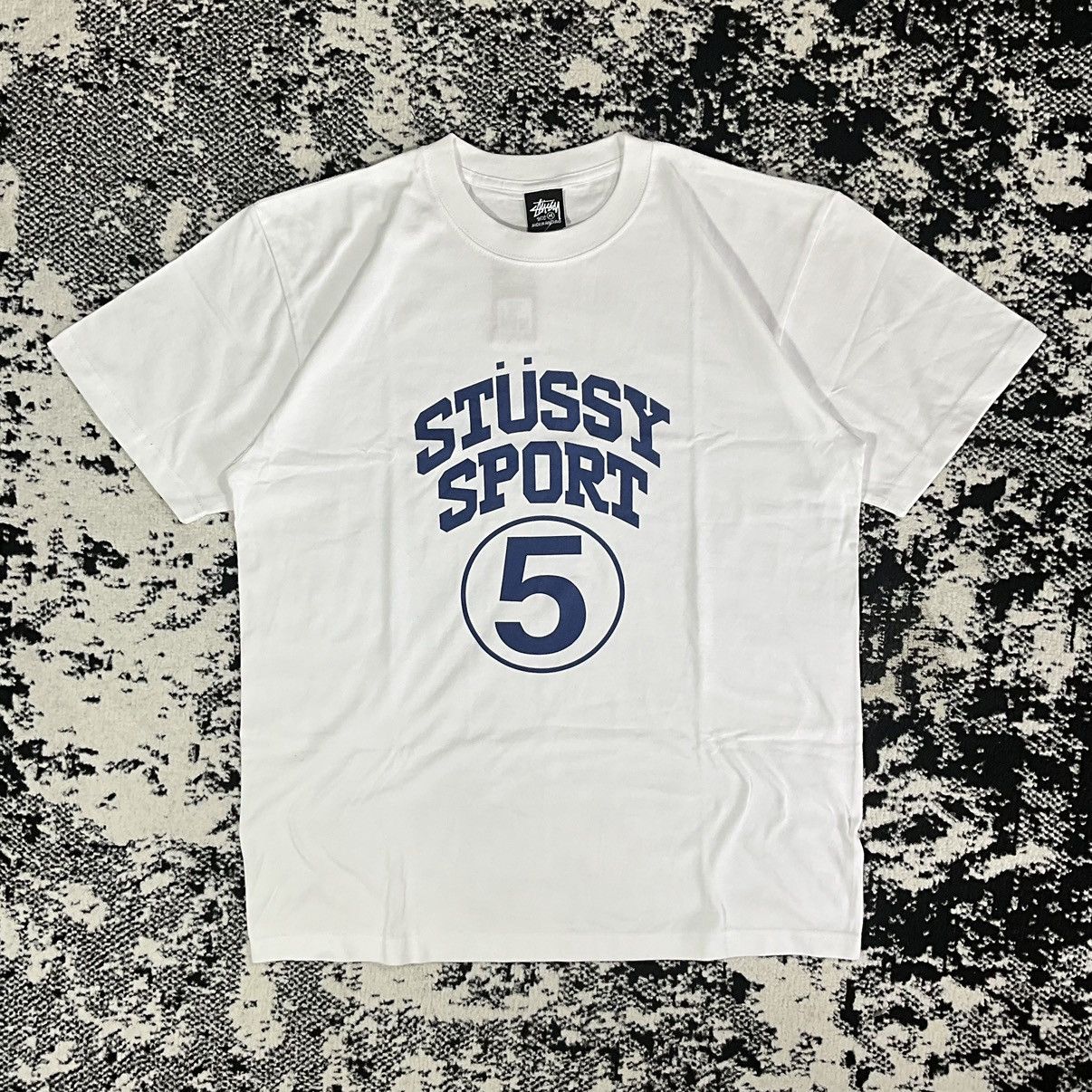 Other STUSSY 5 SPORT TEE WHITE - M Size US M / EU 48-50 / 2 - 2 Thumbnail