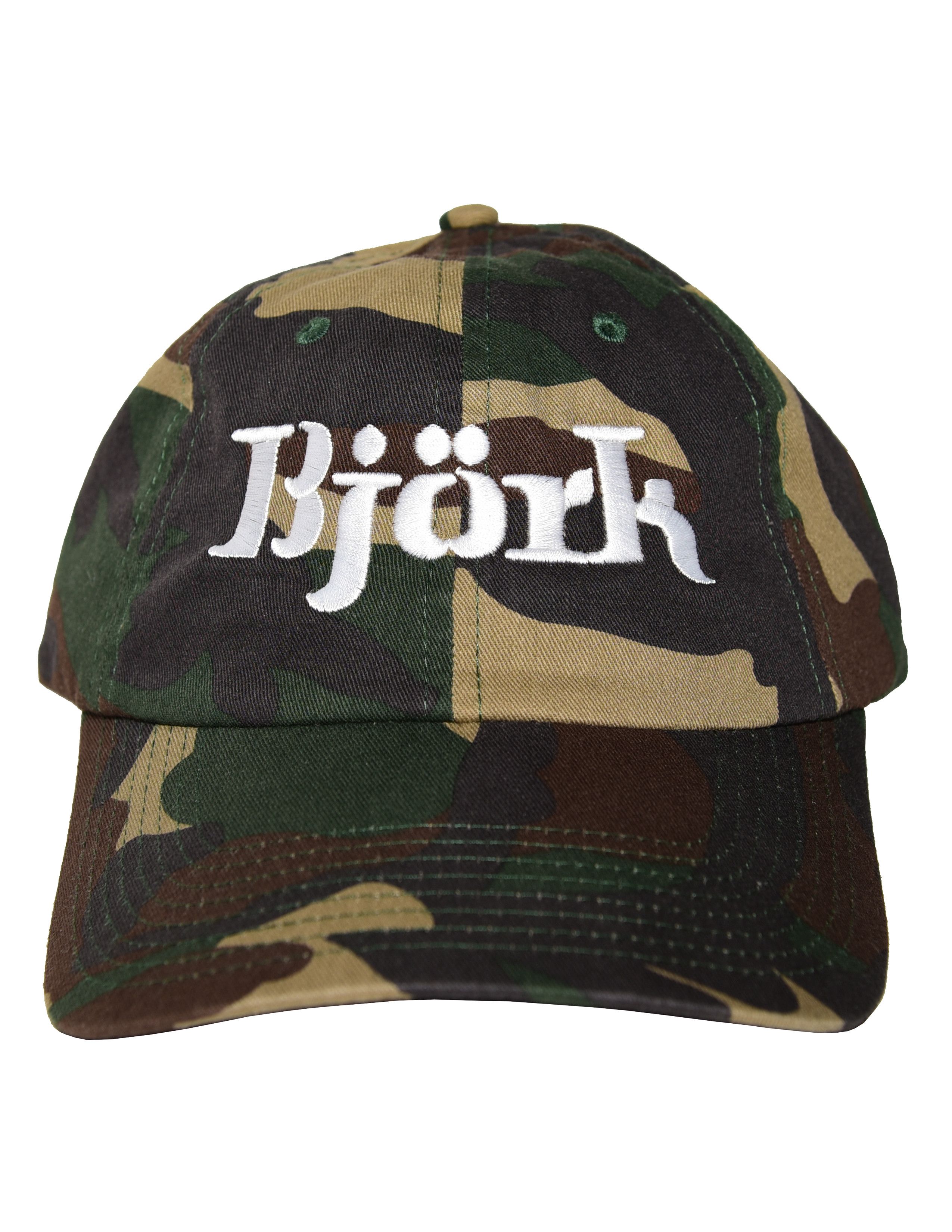 Vintage Björk Vintage Camo Embroidered Hat By Copycat Video Press Size ONE SIZE - 1 Thumbnail
