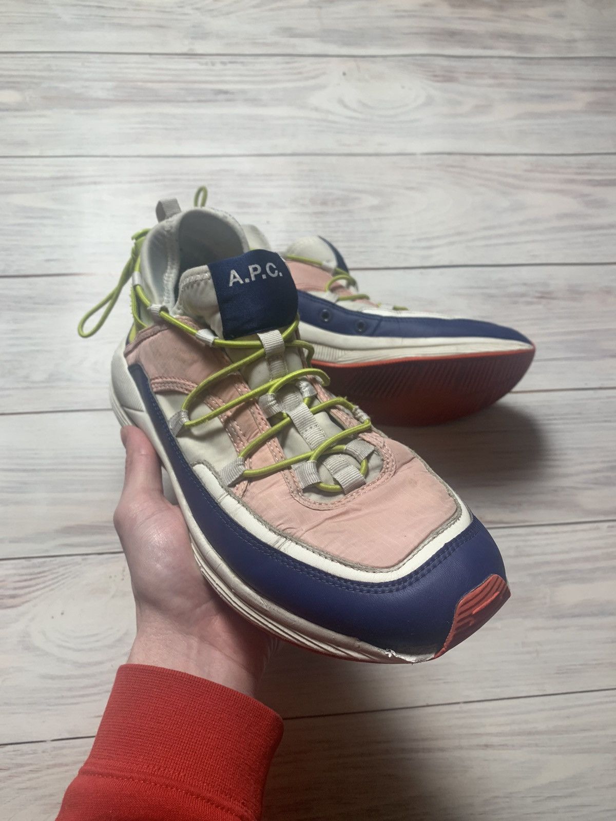 A.P.C. A.P.C running sneakers streetwear Size US 10.5 / EU 43-44 - 2 Thumbnail
