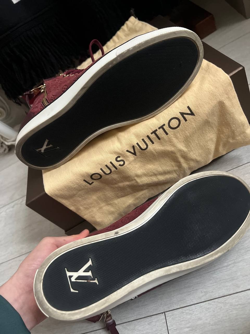 Louis Vuitton Louis Vuitton Punchy High Top Sneakers Size US 9.5 / IT 39.5 - 8 Thumbnail