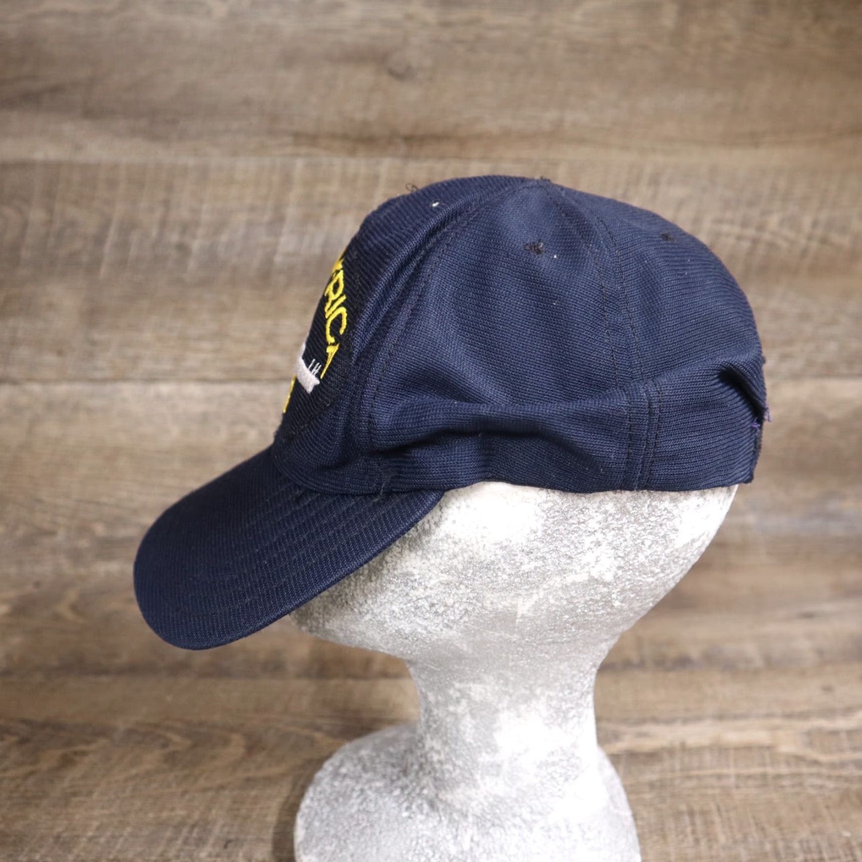 Vintage VINTAGE USS America Air Craft Carrier CV-66 StrapBack Cap Hat Adult Size ONE SIZE - 6 Thumbnail