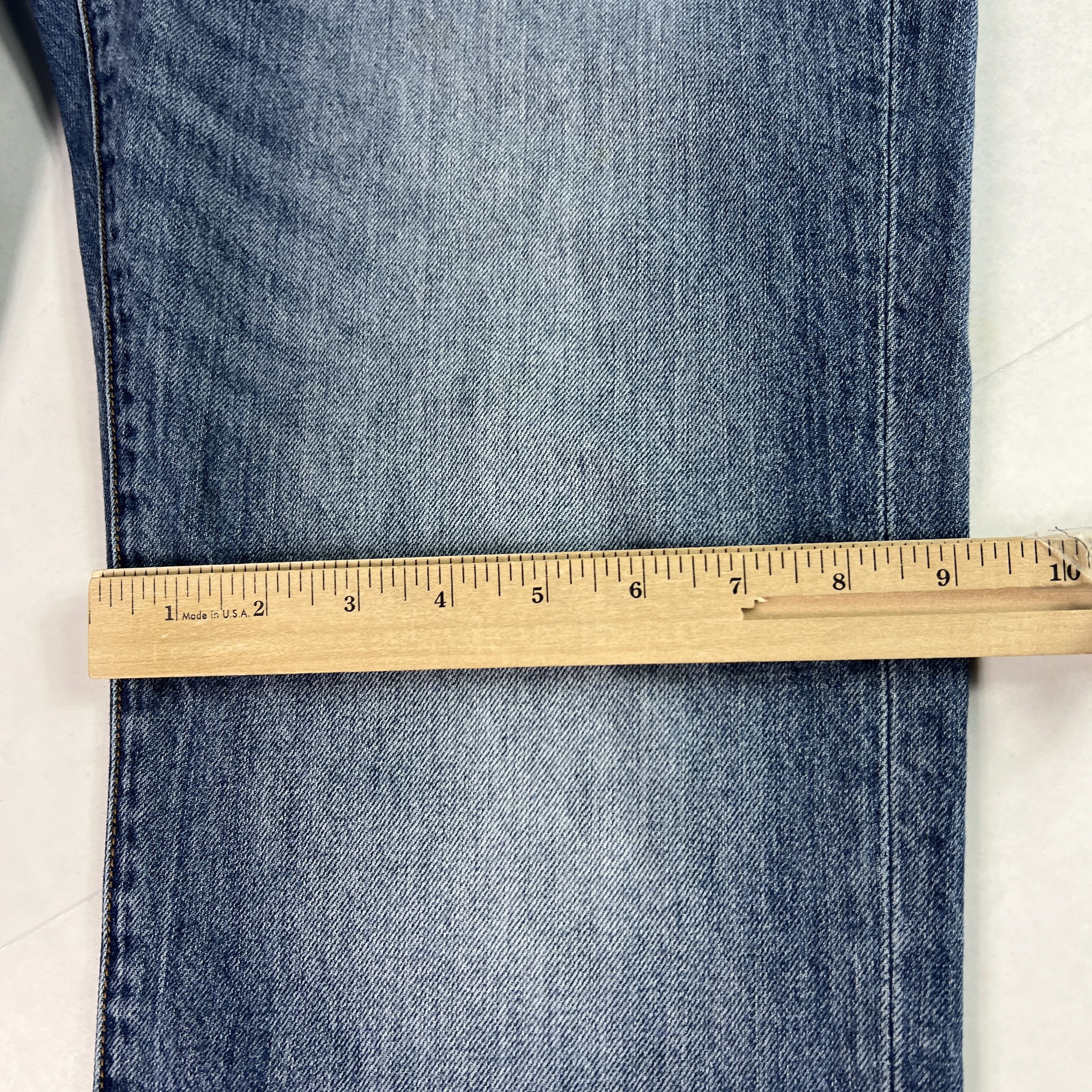 Lucky Brand Lucky Brand Jean 121 Heritage Slim Straight Blue Faded Denim Size US 34 / EU 50 - 19 Thumbnail