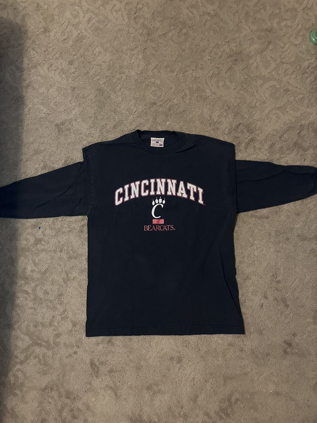 Steve And Barrys × Vintage Cincinnati Long Sleeve Tee Shirt Size US L / EU 52-54 / 3 - 1 Thumbnail