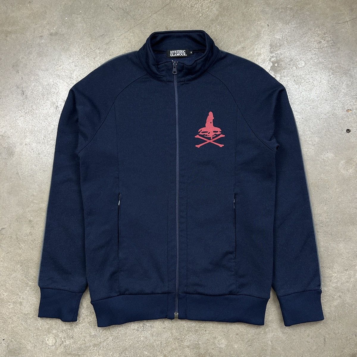 Hysteric Glamour × Japanese Brand Hysteric Glamour - Navy Skull Tracktop Size US S / EU 44-46 / 1 - 10 Thumbnail