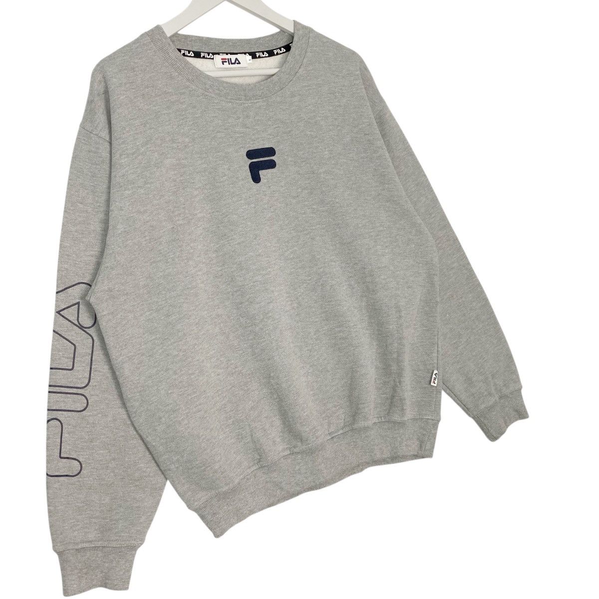 Other Vintage Fila Crewneck Sweathirt Gray Pullover Jumper Size L Size US L / EU 52-54 / 3 - 3 Thumbnail