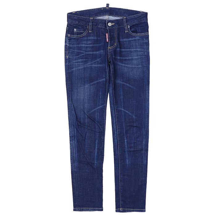 Dsquared2 Dsquared2 DSQUARED2 Jennifer Jean Bleach Splash Denim Jeans Textile Jeans DUTY FREE for USA Size ONE SIZE - 1 Thumbnail
