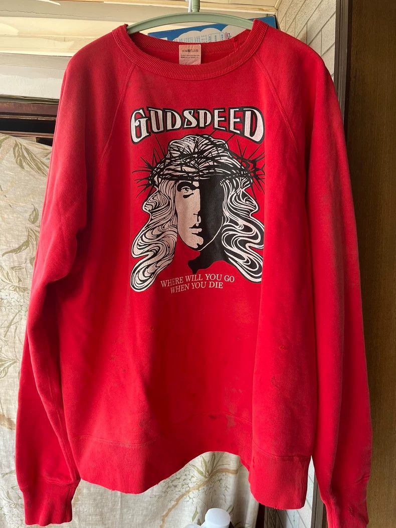Saint Michael Saint Michael Red round neck hoodie Size US XL / EU 56 / 4 - 1 Thumbnail