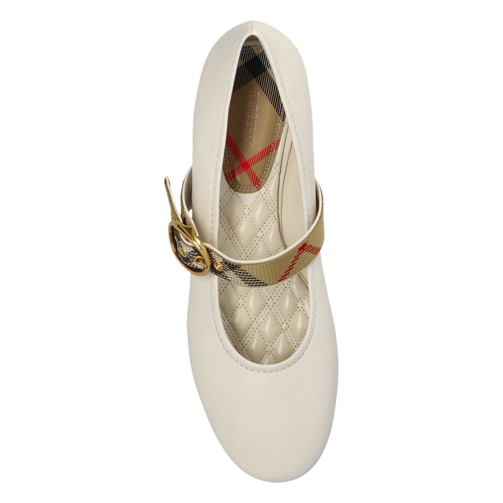 Burberry BURBERRY Robin Sandy Beige Ballet Flats New & Authentic (Wom Size US 9 / IT 39 - 5 Thumbnail