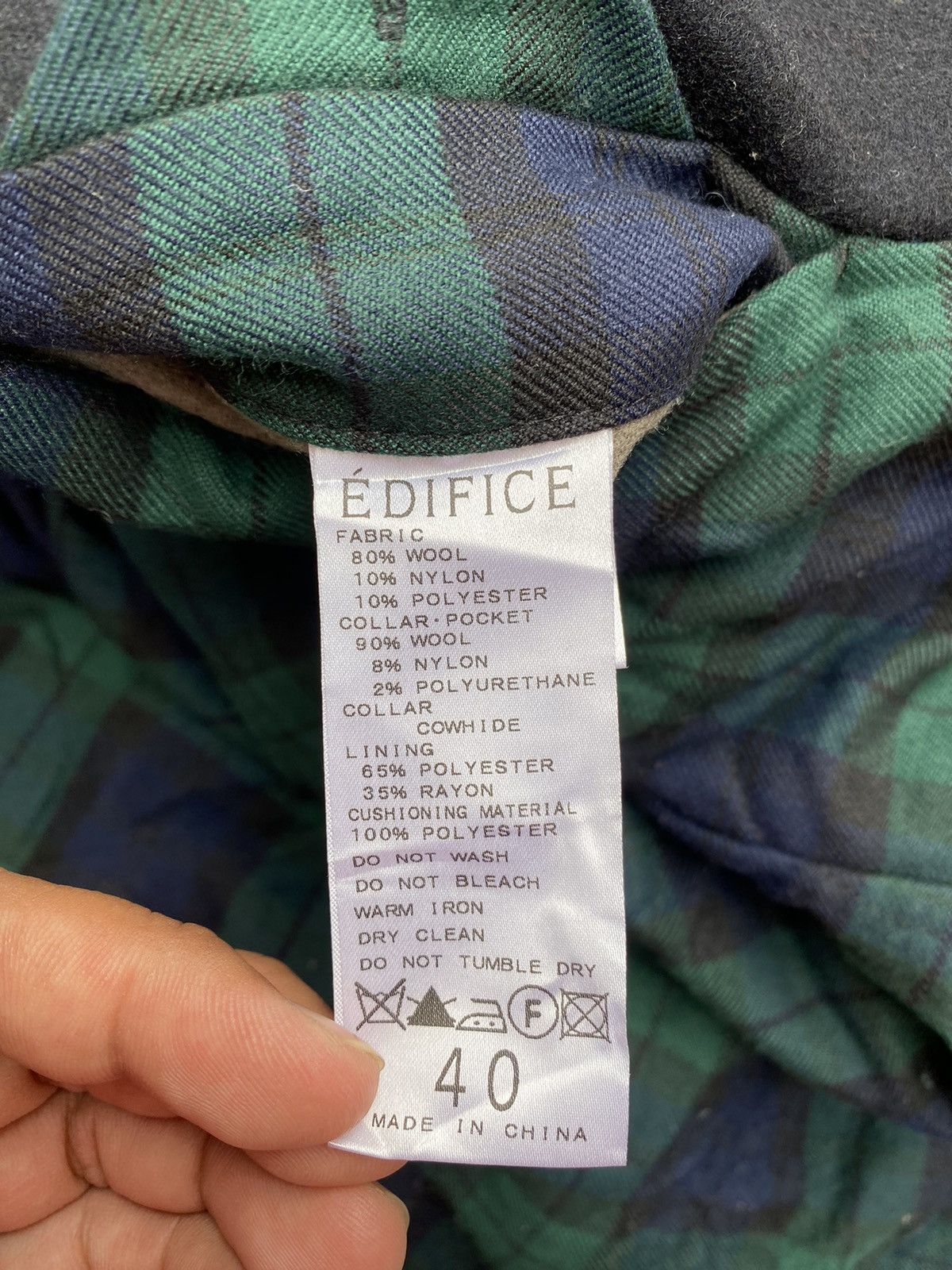 Edifice Japan × If Six Was Nine × Japanese Brand 2001 Archive Edifice Wool Blouson Coat Size US S / EU 44-46 / 1 - 11 Thumbnail