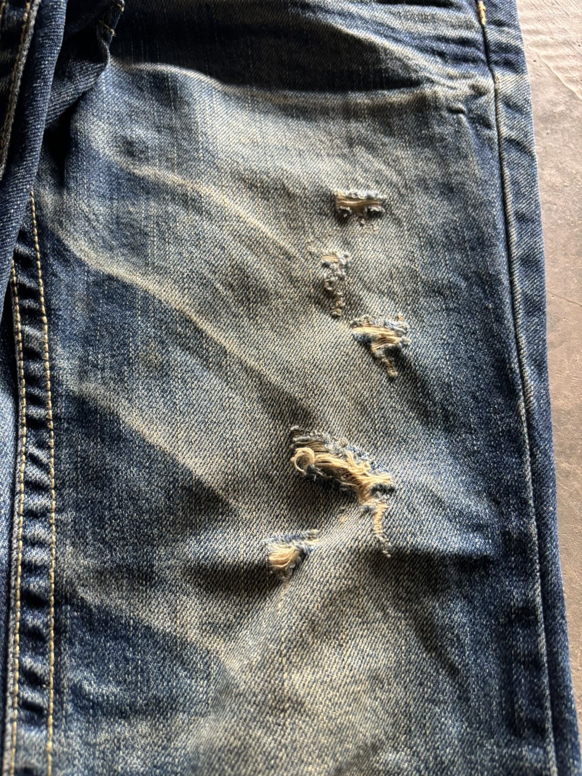 Japanese Brand y2k rusty lolita union jack japanese jeans distressed style Size US 32 / EU 48 - 13 Thumbnail