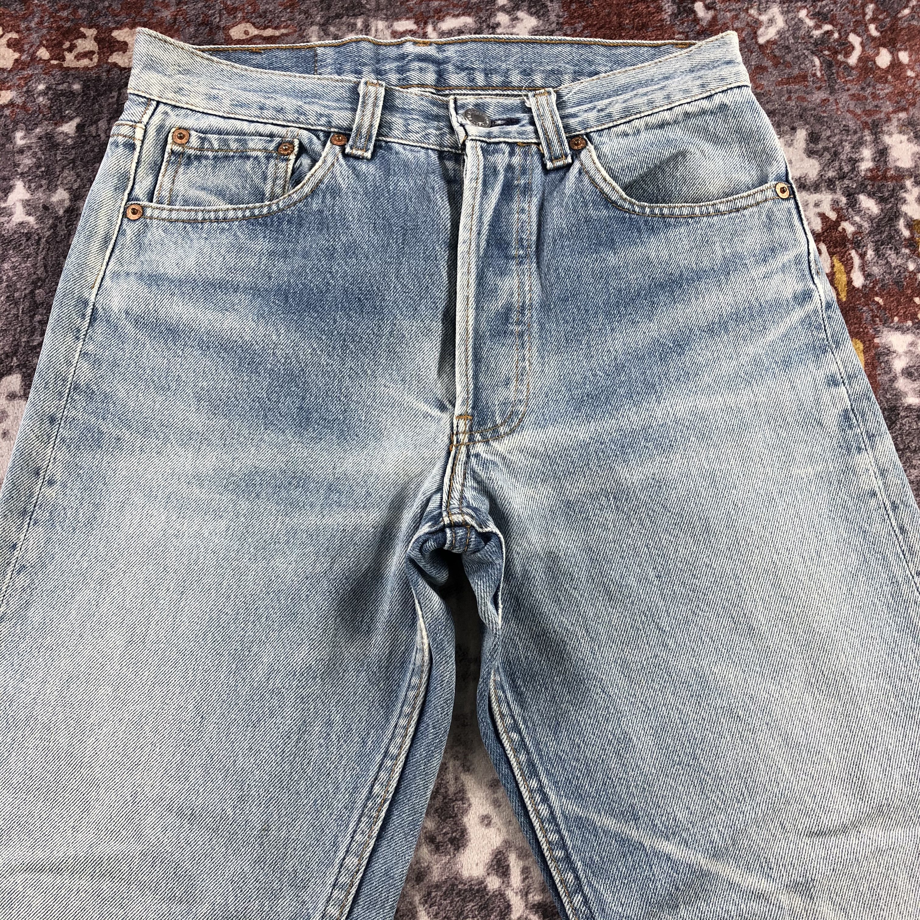 Levi's × Vintage Vintage 90s Ripped Levis 501 Jeans-JM2709 Size US 29 - 3 Thumbnail