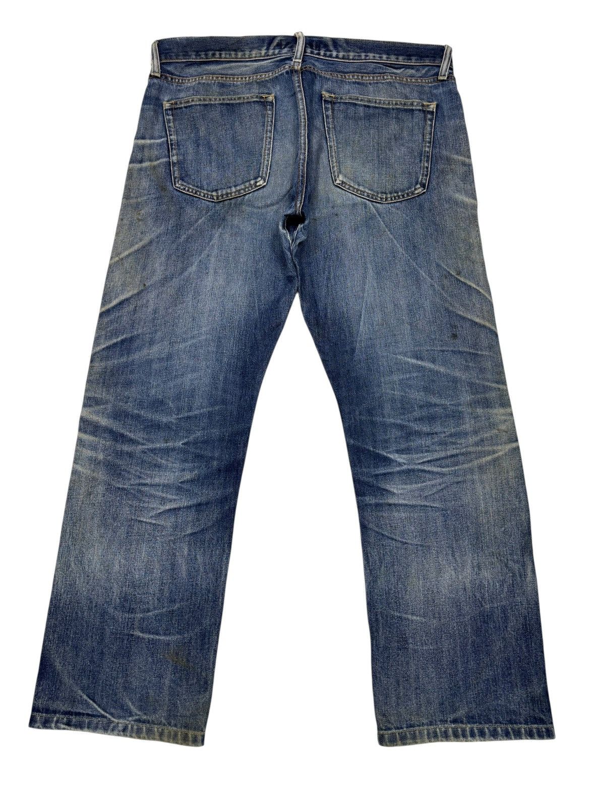 Undercover × Uniqlo Vintage Uniqlo Selvedge Dirty Distressed Denim Jeans Size US 36 / EU 52 - 9 Thumbnail