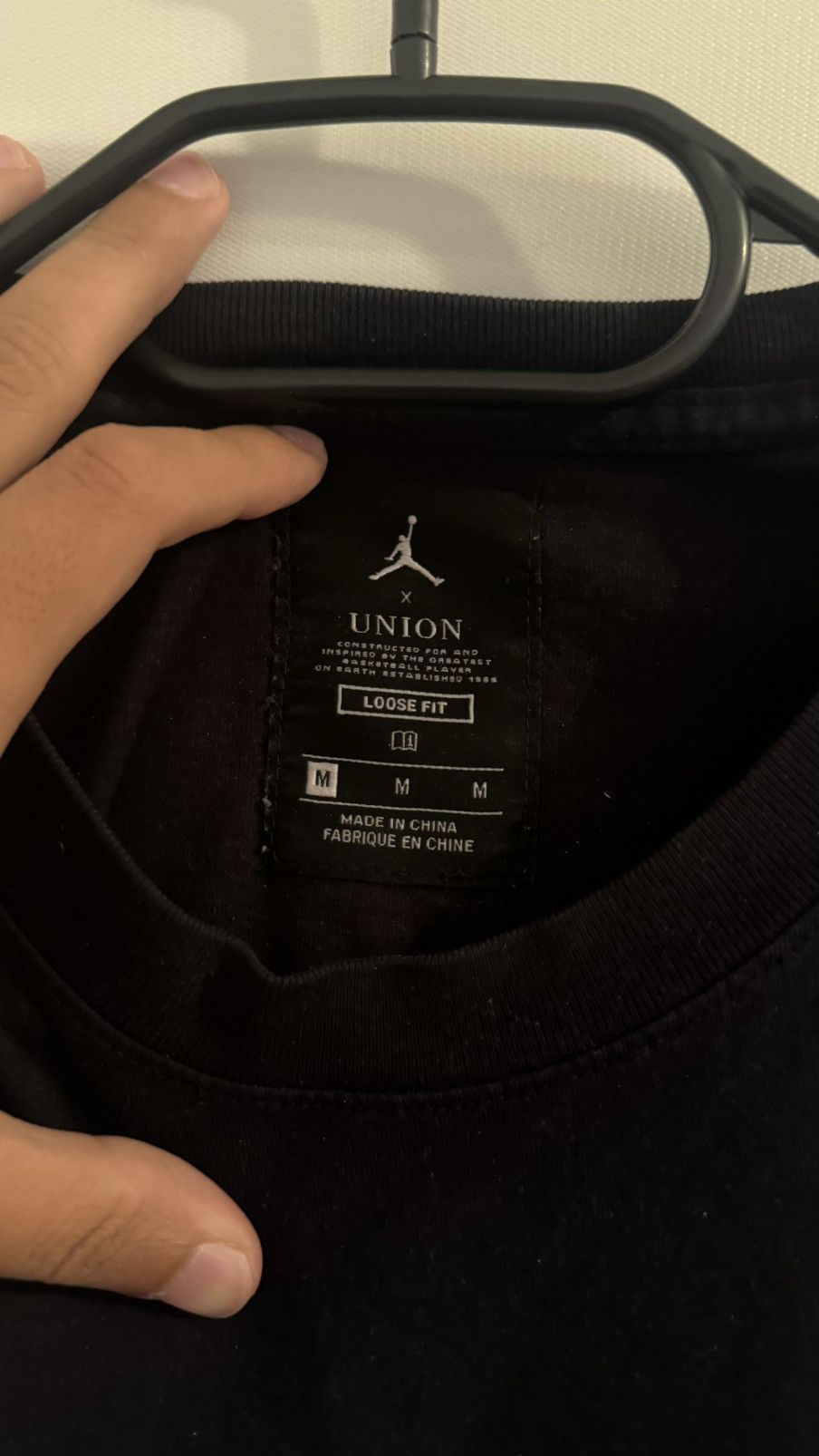 Jordan Brand × Union LA Union x Jordan Michael Jordan tee Size US M / EU 48-50 / 2 - 5 Thumbnail