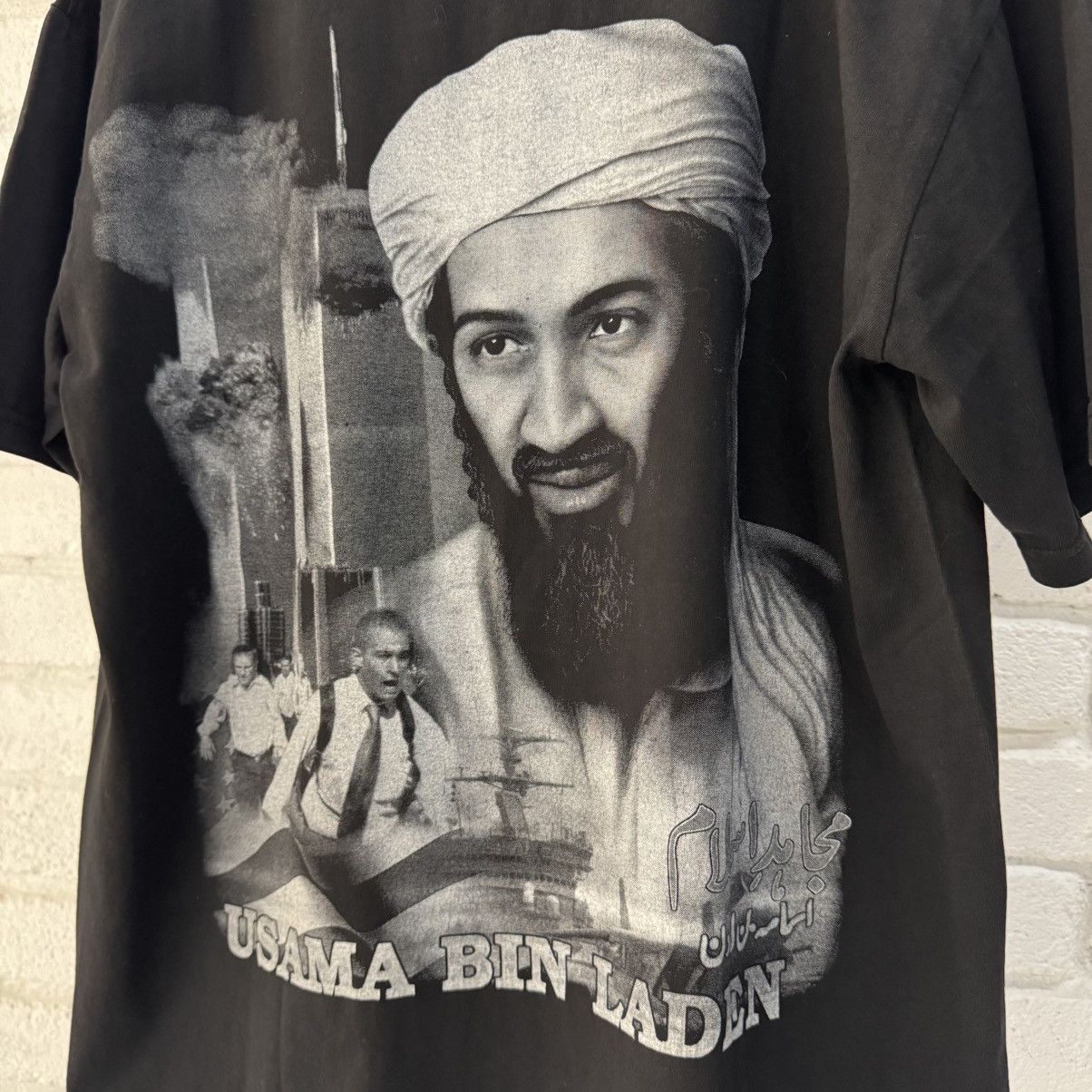 Vintage Osama Bin Laden Tee Size US L / EU 52-54 / 3 - 4 Thumbnail
