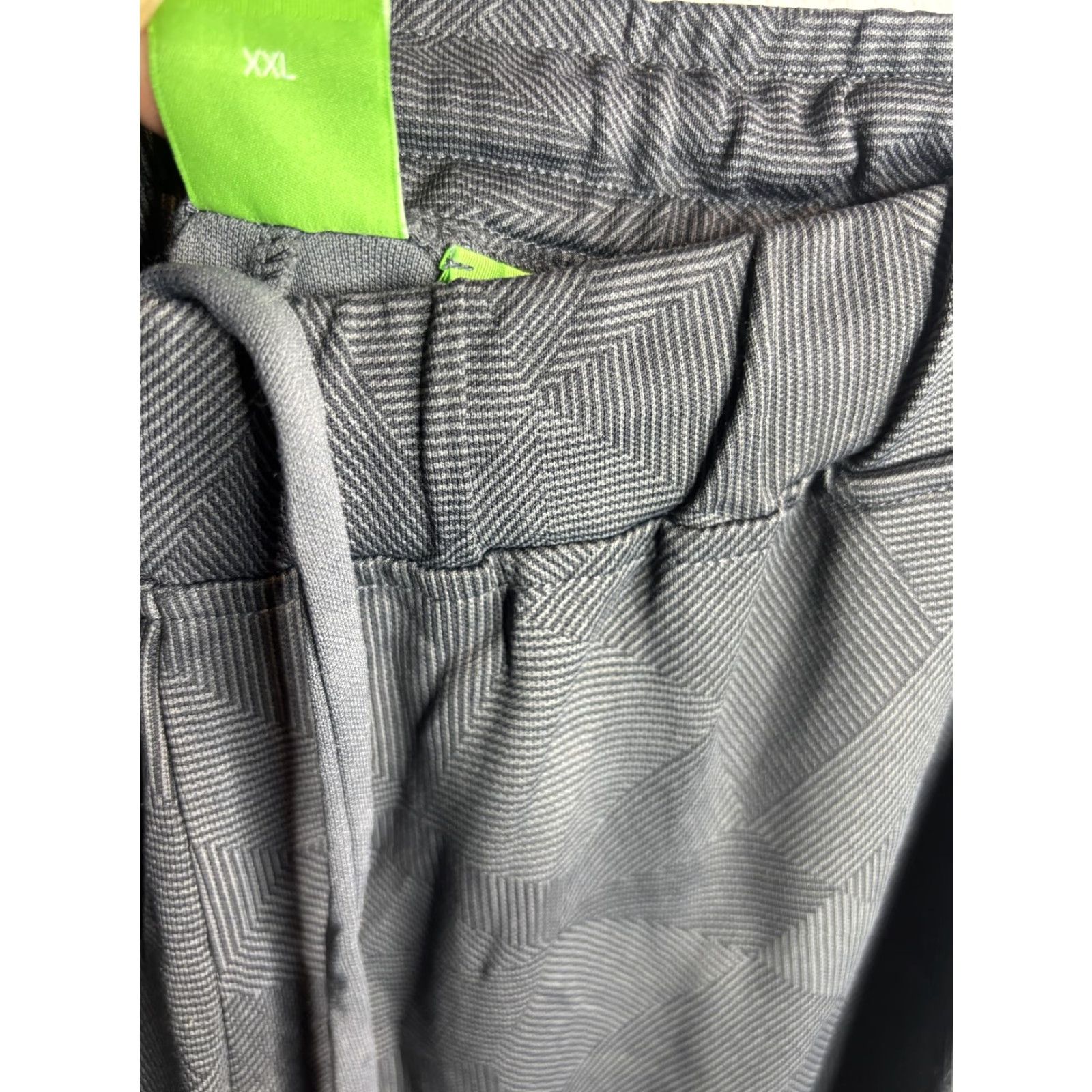 Hugo Boss BOSS Hugo Boss Pants Mens 2XL Gray Geometric Joggers Elastic Waist Pockets Size US 39 - 4 Thumbnail