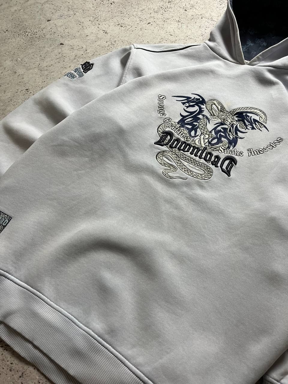 Vintage Vintage Download Hoodie Here There JNCO Style Size US M / EU 48-50 / 2 - 9 Thumbnail