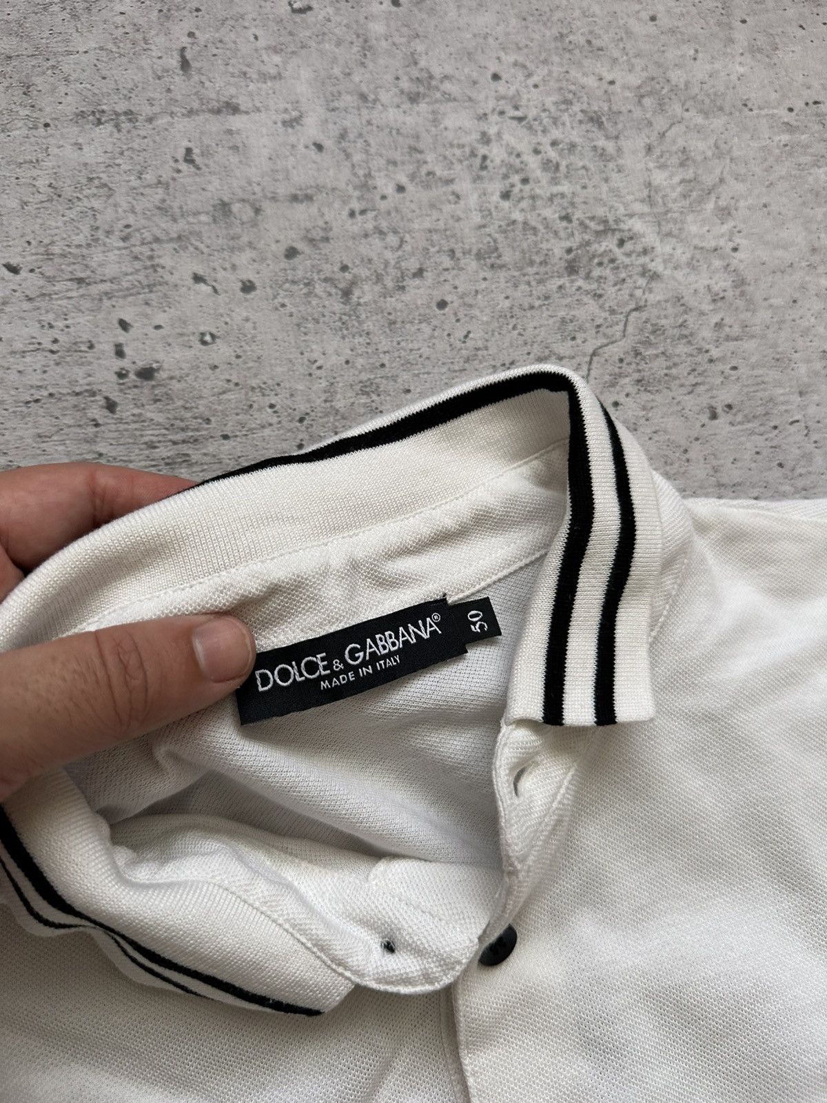 Dolce & Gabbana Vintage Dolce Gabbana Milano White Polo Size US M / EU 48-50 / 2 - 7 Thumbnail