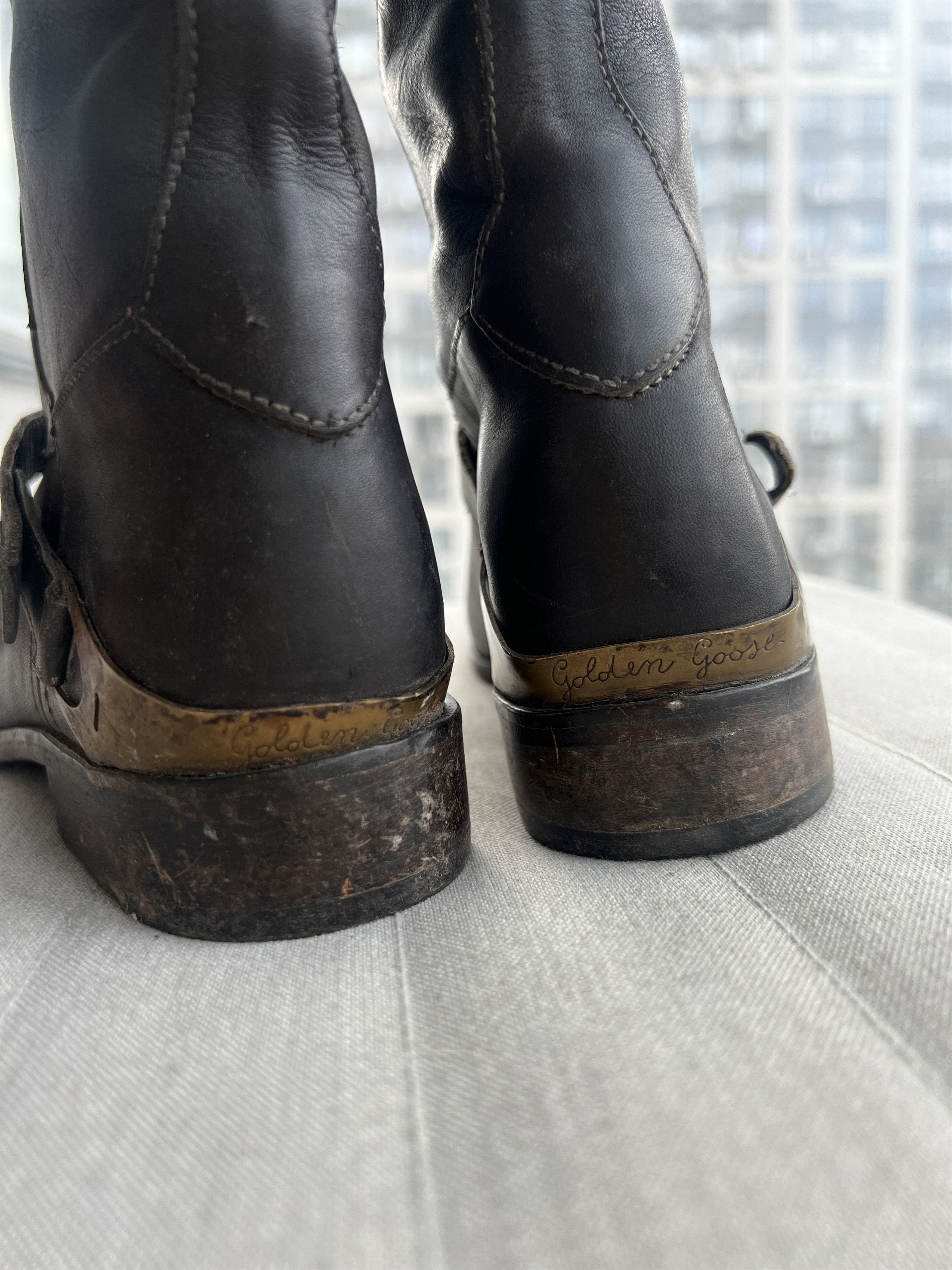 Golden Goose New Golden Goose Western Distresed Boots Size 36 Size US 6 / IT 36 - 8 Thumbnail