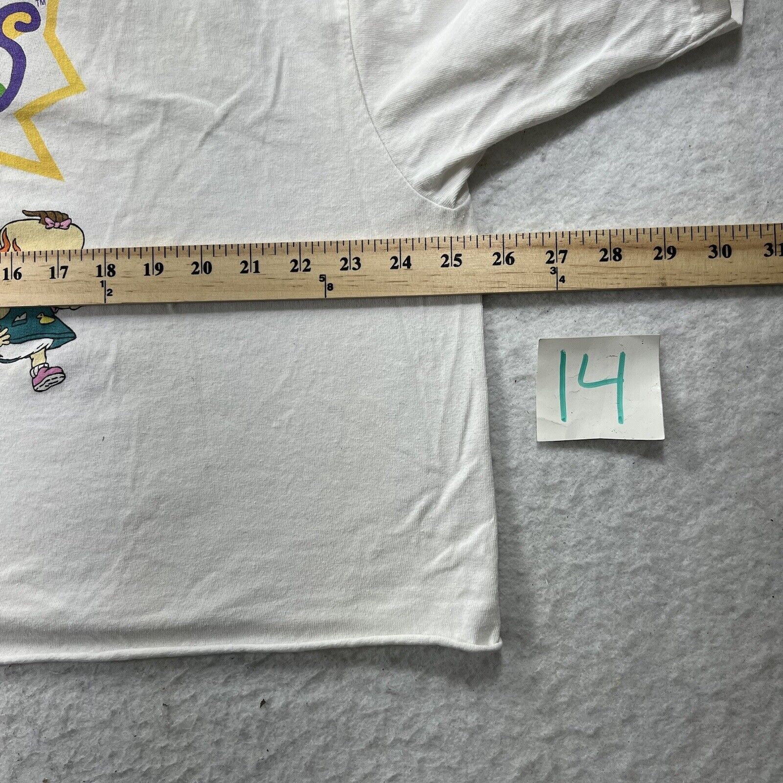 Nickelodeon Nickelodeon Rugrats 2X White Cropped Top Graphic T Shirt Size XXL / US 16-18 / IT 52-54 - 8 Thumbnail