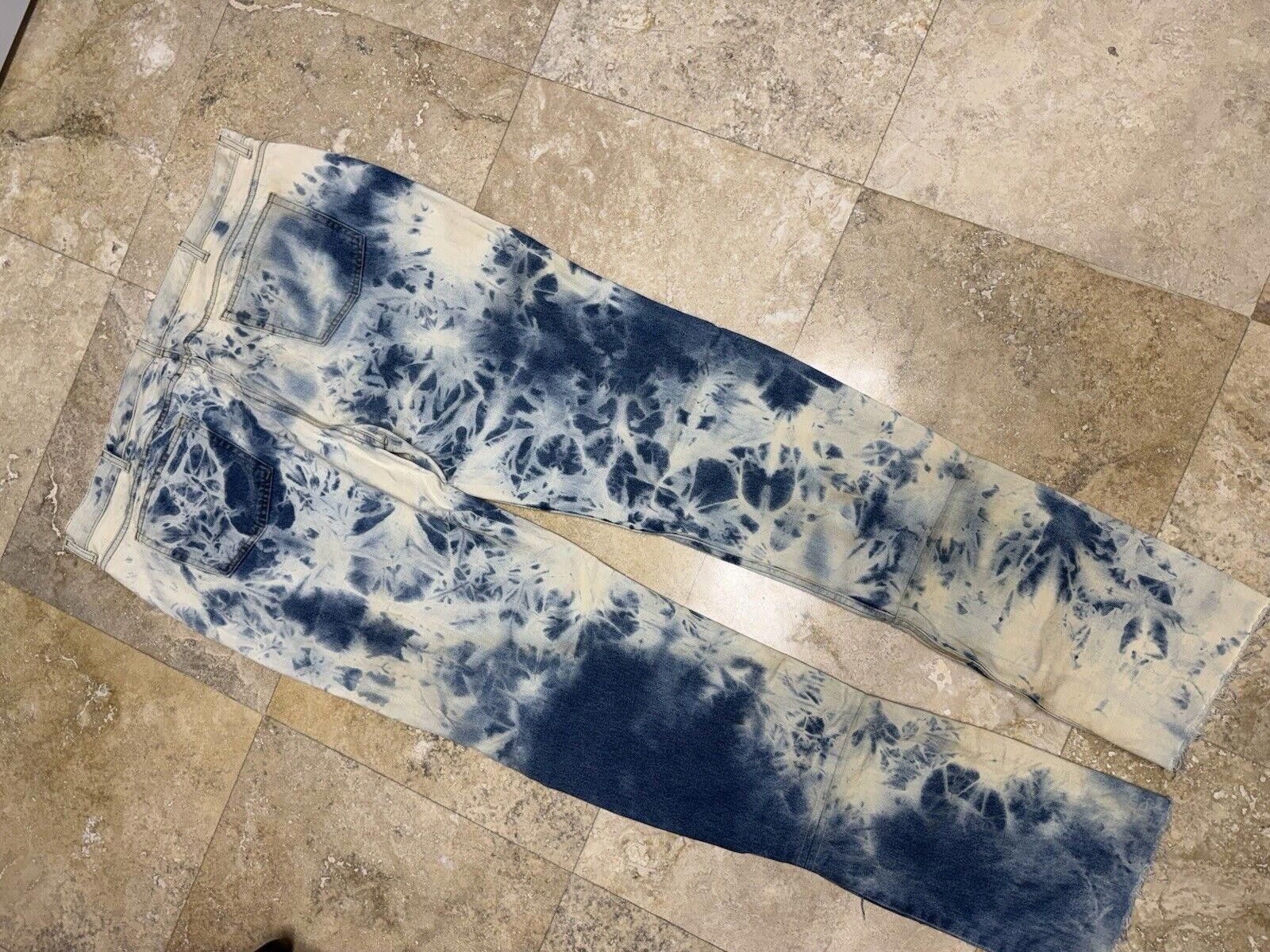 Rock Revival Jeans Men's Size 48 Tie Dye Stretch Stacked Jeans Size US 32 / EU 48 - 9 Thumbnail