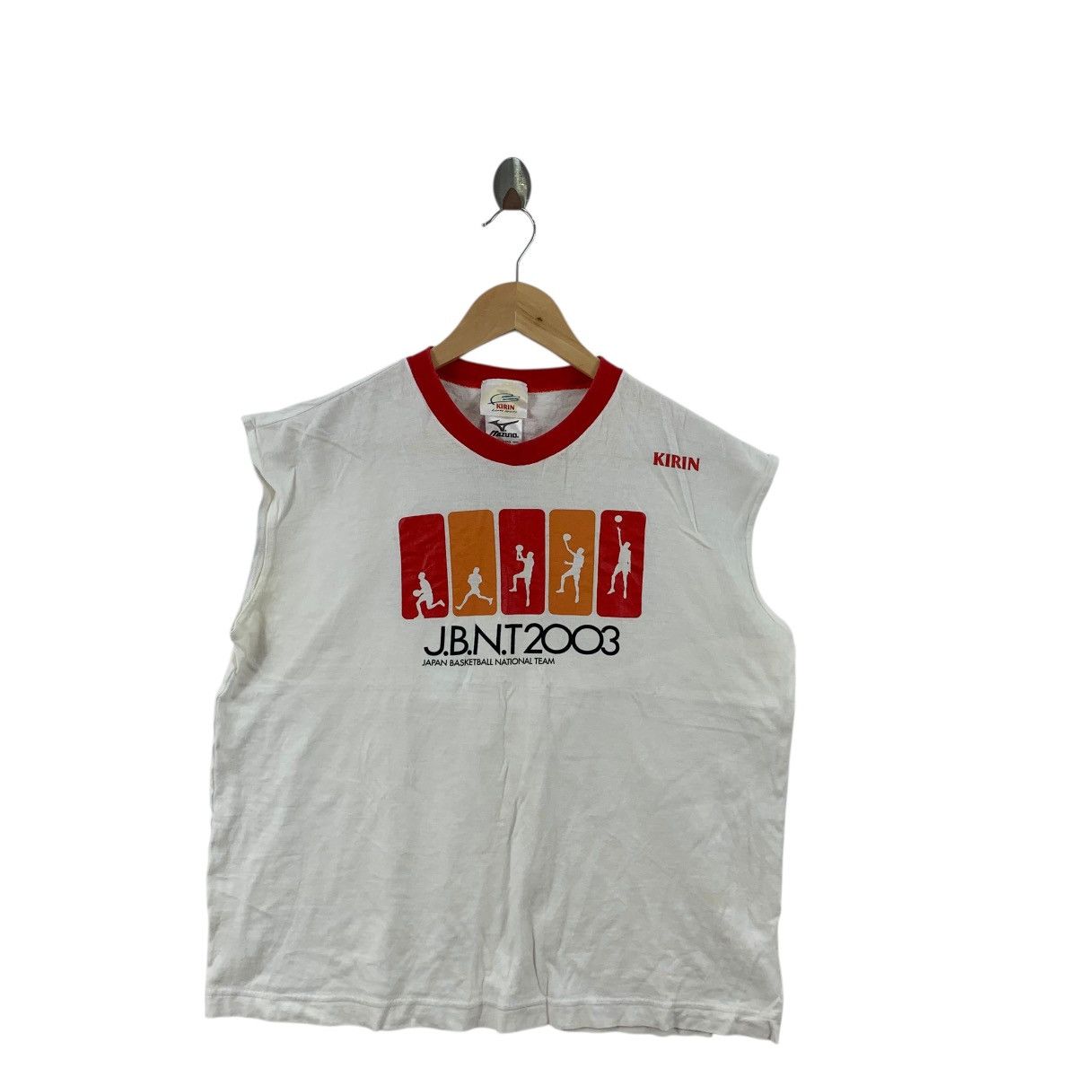 Mizuno Vintage 2003 MIZUNO x KIRIN Japan Basketball National Team Size US L / EU 52-54 / 3 - 4 Thumbnail