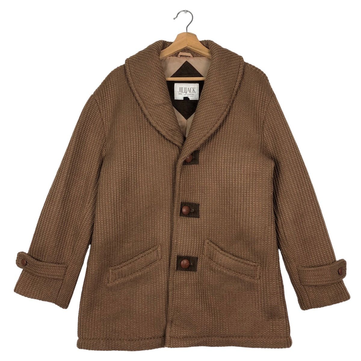 Japanese Brand × Vintage Vintage Cardigan Jacket Double Collar 