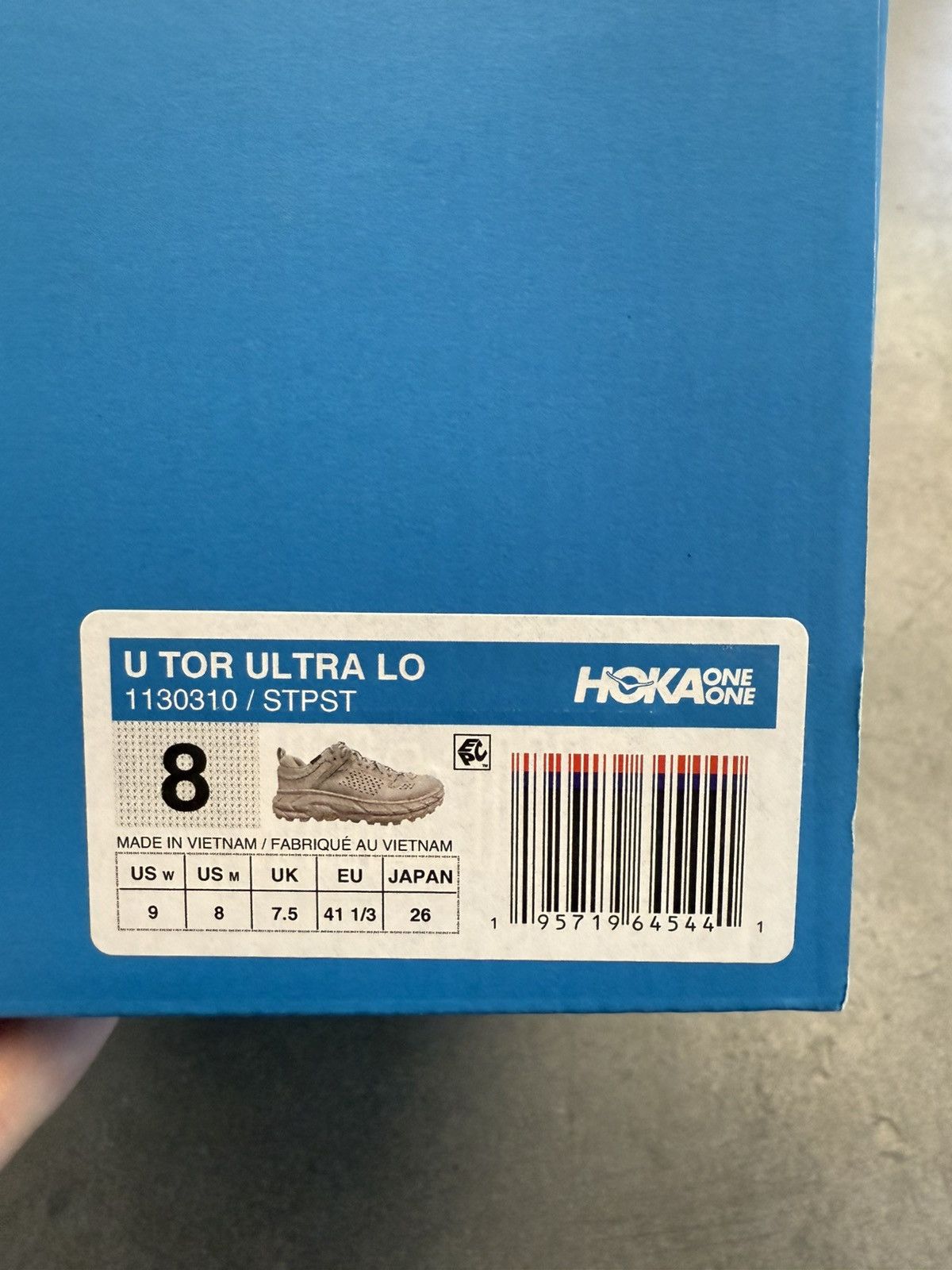 Hoka 2022 Hoka One One Tor Ultra Low Simply Taupe Size US 8 / EU 41 - 10 Thumbnail