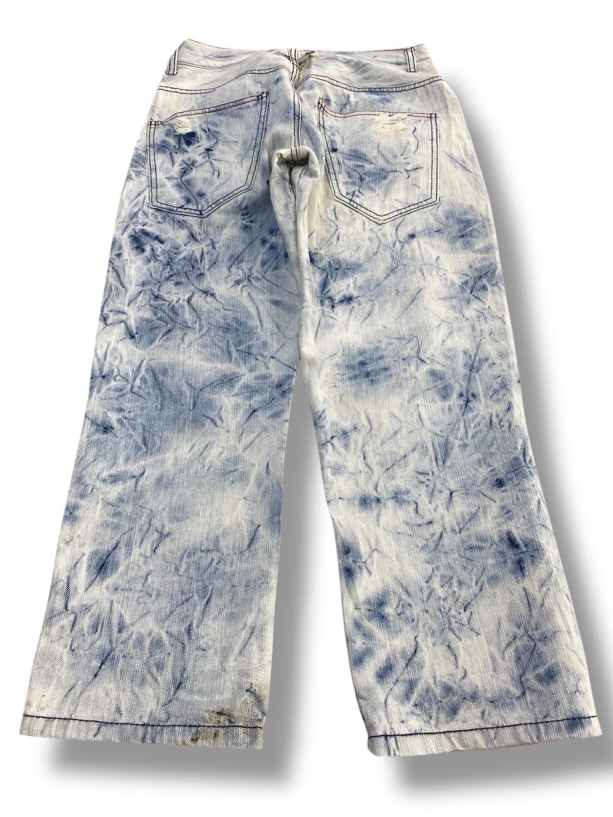 Japanese Brand Japanese Brand Tie Dye Wash Style Baggy Jeans Size US 30 / EU 46 - 3 Thumbnail