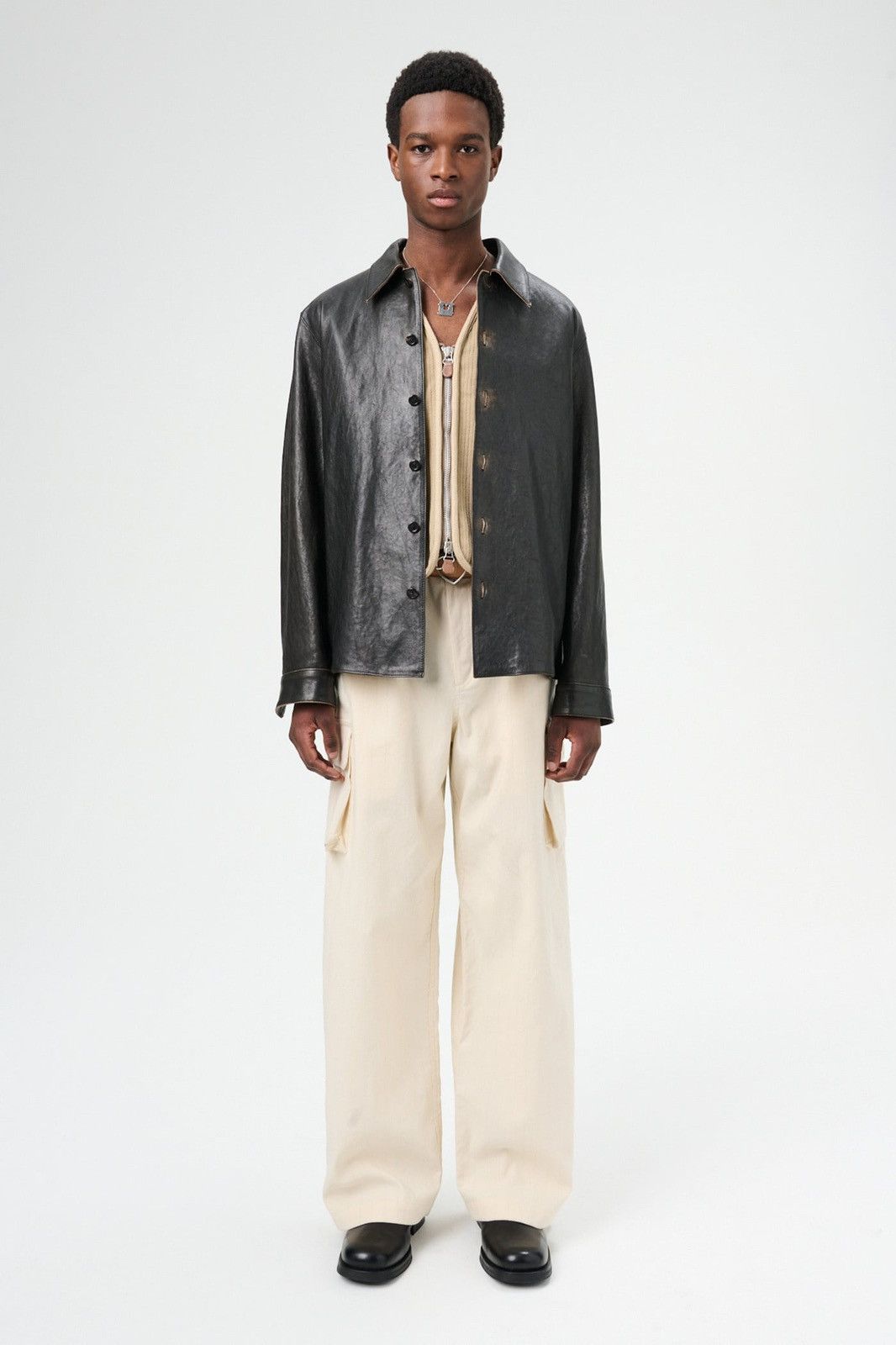 Our Legacy Our Legacy - Lambskin Welding Shirt Size US M / EU 48-50 / 2 - 1 Thumbnail