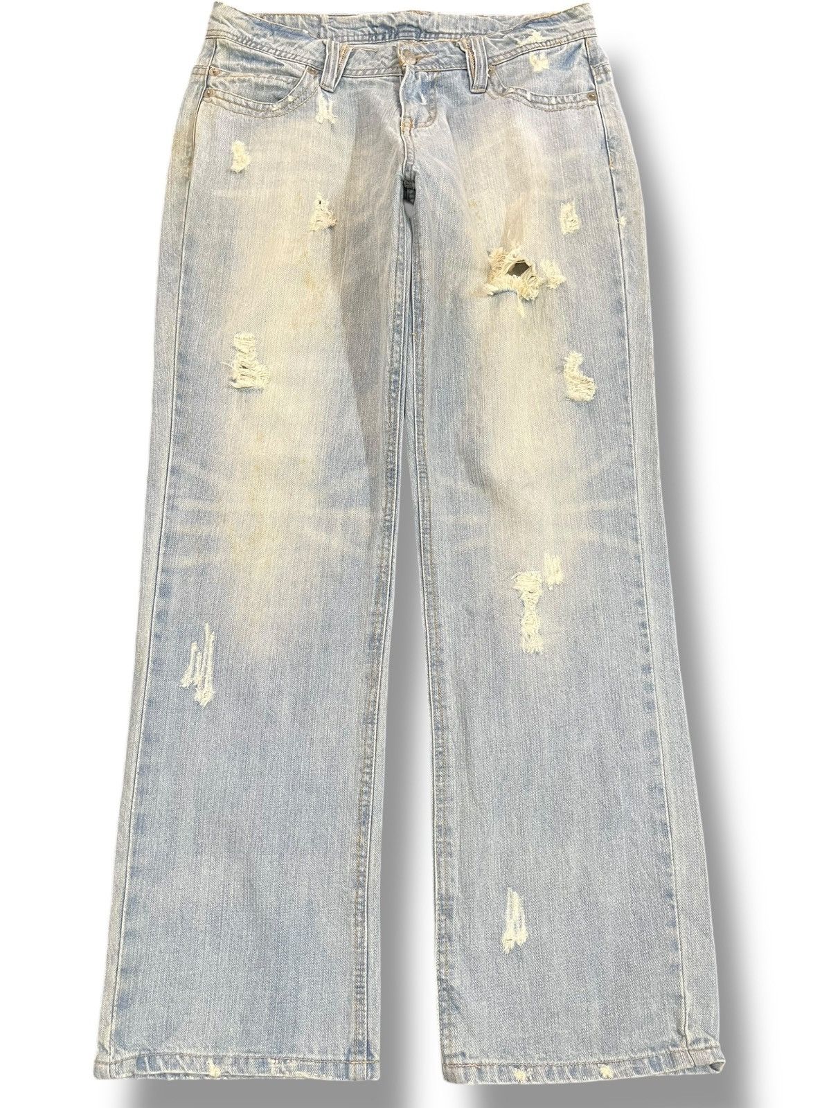 Other Vintage Marna Jeans Ripped Distressed Denim Size US 33 - 1 Thumbnail