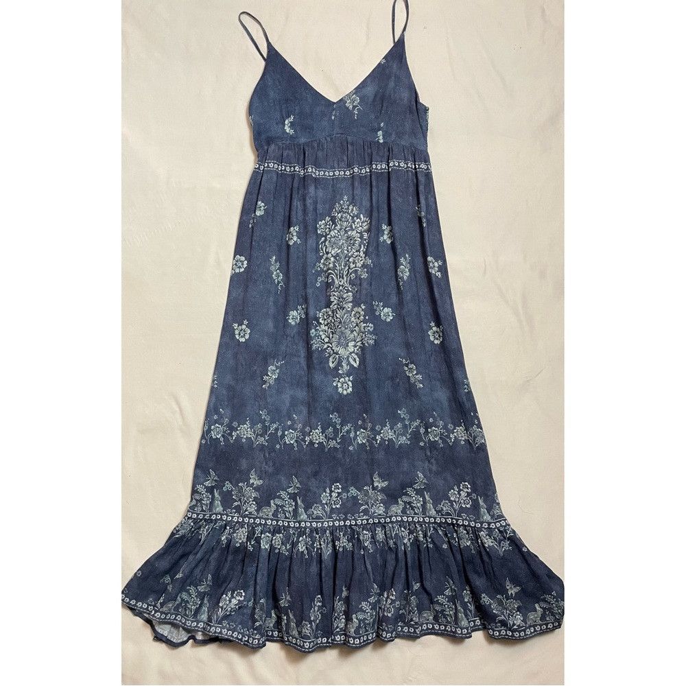 Other NWT New $418 Secret Mission Boutique Phoenix Blue Cotton Dr Size M / US 6-8 / IT 42-44 - 4 Thumbnail