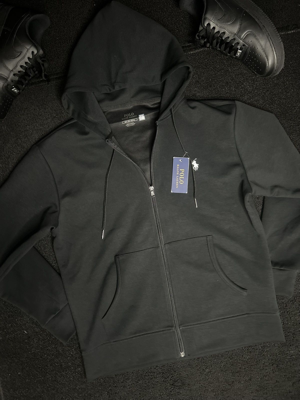 Polo Ralph Lauren Polo Ralph Lauren Men's Double-Knit Full-Zip Hoodie Size US M / EU 48-50 / 2 - 2 Thumbnail