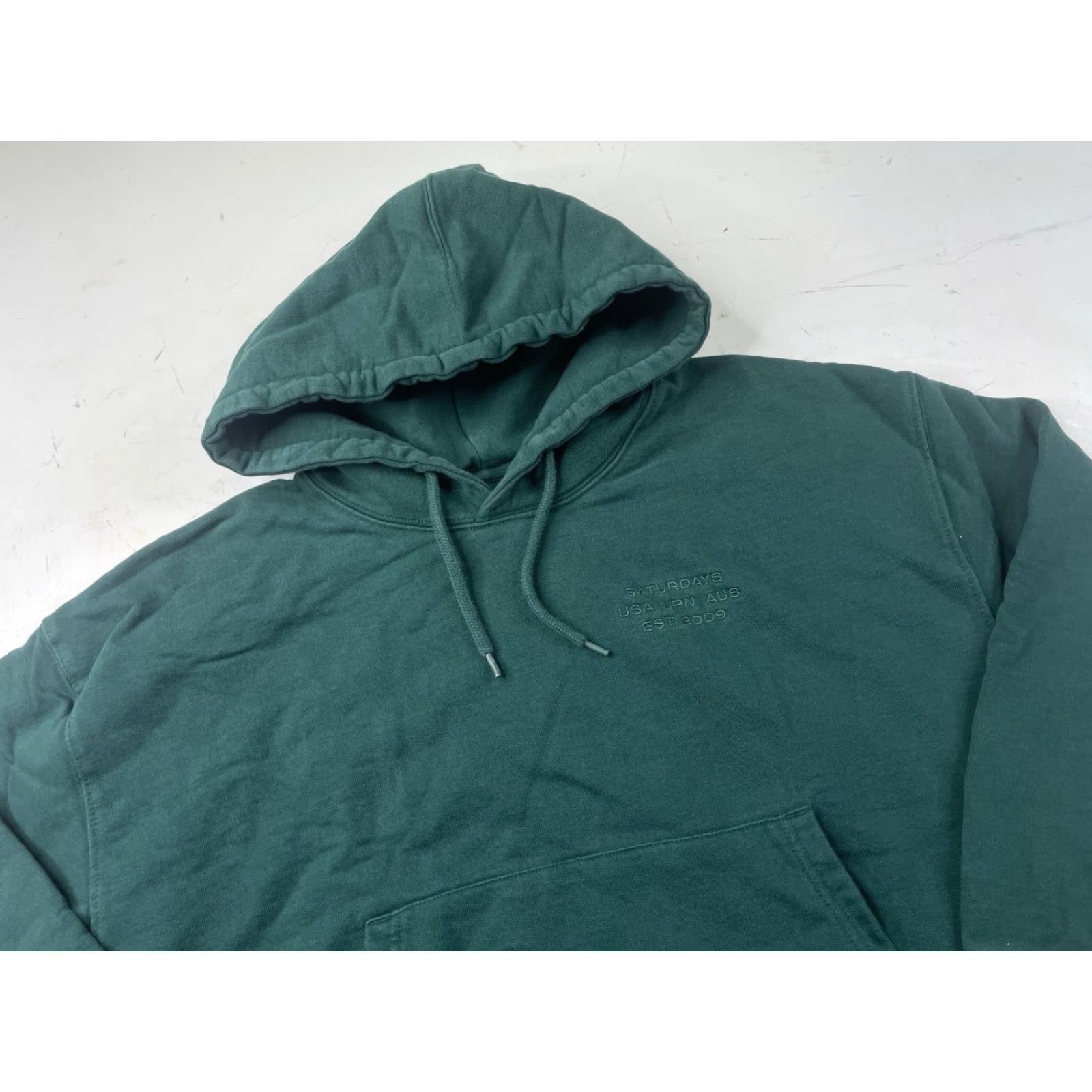 Saturdays NYC **Saturdays Medium Green Hooded Sweatshirt NYC Outfit** User: Saturdays Medium Green Hooded Sweatshirt NYC Outfit Set Includes Sweatshirt Size M / US 6-8 / IT 42-44 - 3 Thumbnail