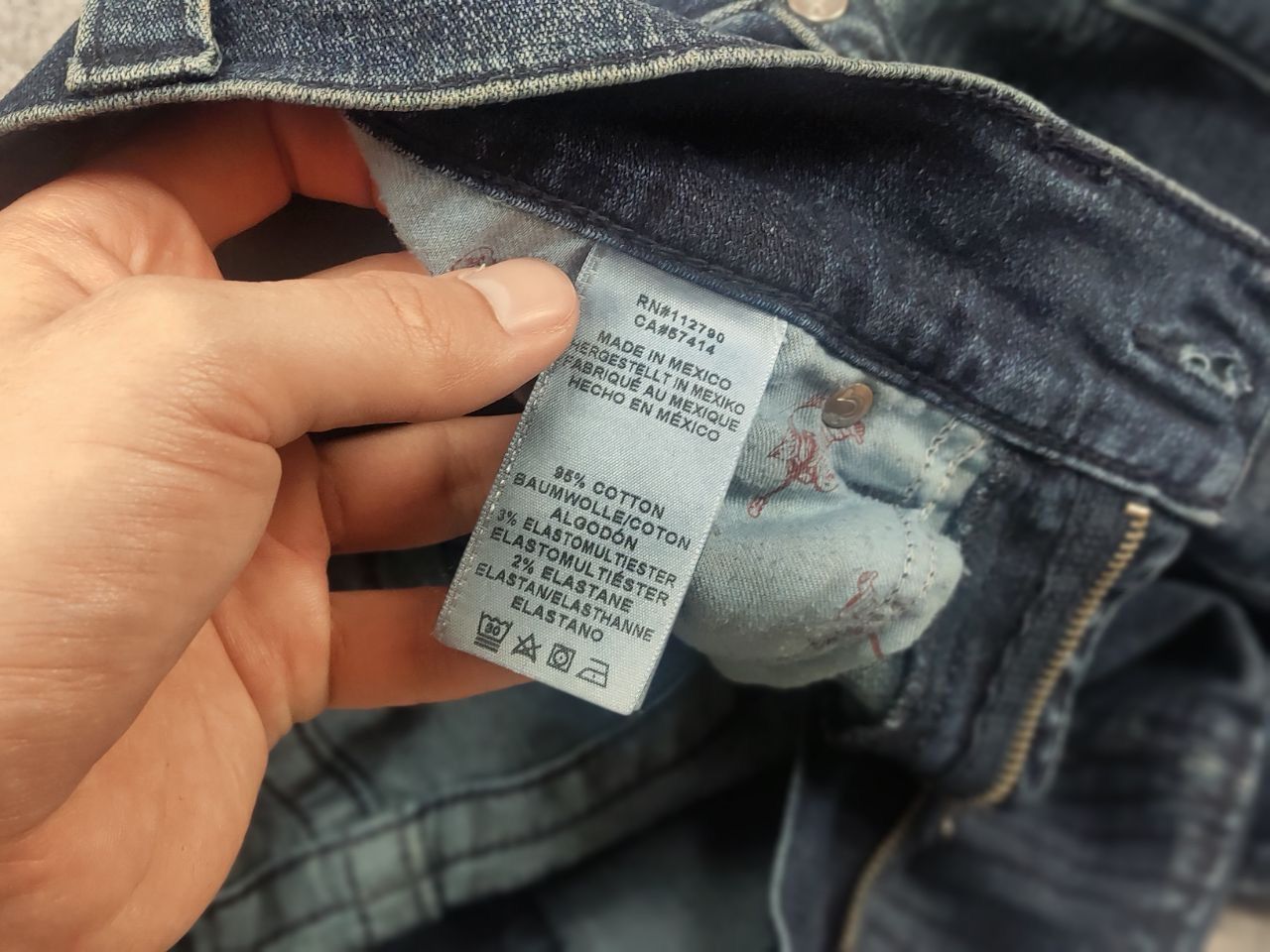 True Religion True Religion moto jeans Faded denim Logo Vintage LGB Y2K Size US 32 / EU 48 - 16 Thumbnail