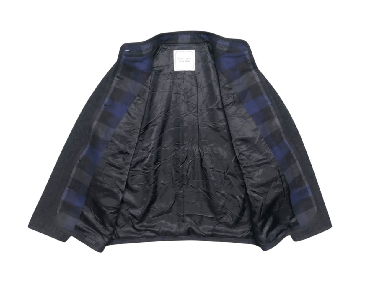 Issey Miyake Mademoiselle Non Non Issey Miyake Baseball Neck Wool Jacket Size US M / EU 48-50 / 2 - 3 Thumbnail