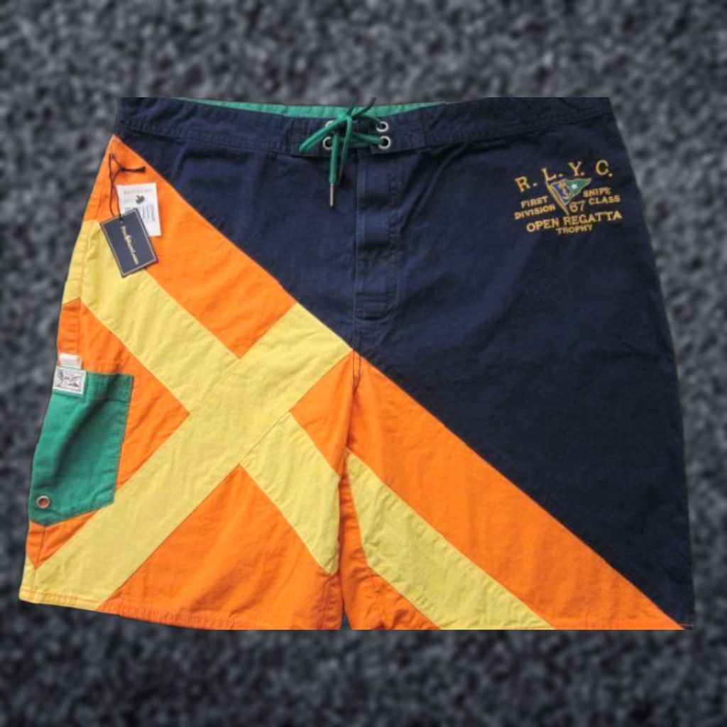 Ralph Lauren Ralph Lauren Swim Board Trunks NWT 34 Mens Geometric Multi-Color 34 Regular MENS Boys? Size US 34 / EU 50 - 1 Preview