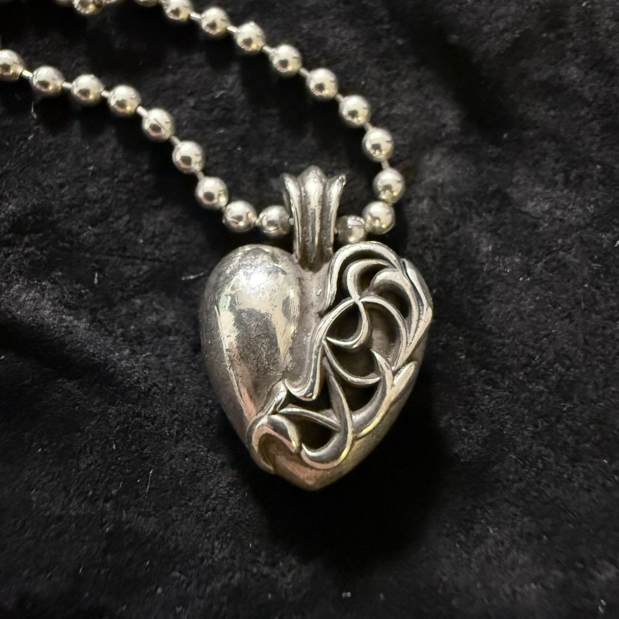 Chrome Hearts Chrome Hearts St Barth Heart Pendant Size ONE SIZE - 1 Thumbnail