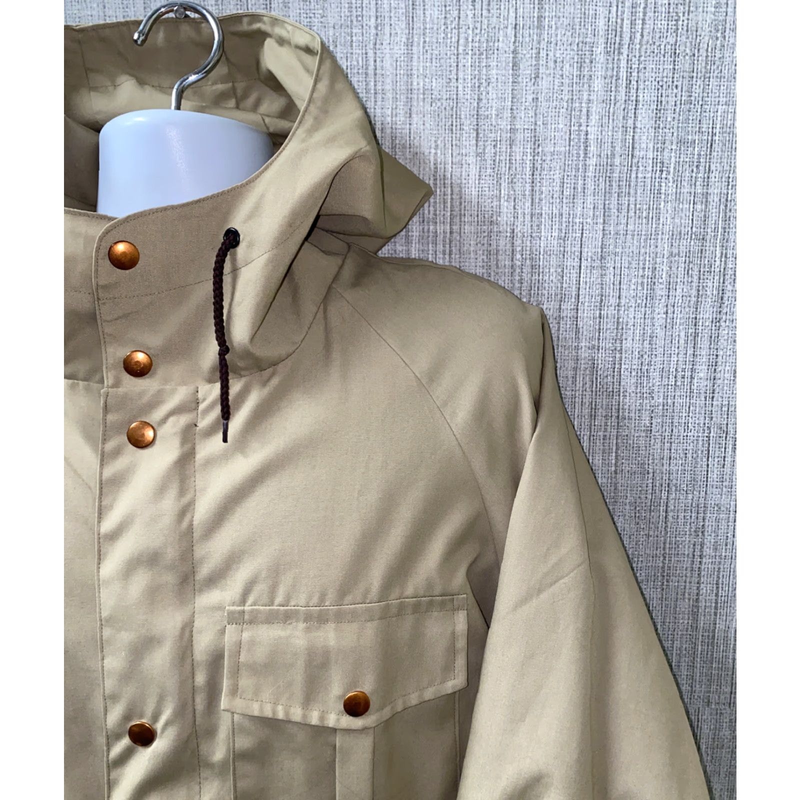 Vintage Black Sheep Jacket Hooded Snap Button Mens M Beige Black Sheep Jacket Hooded Snap Button Mens M Beige Size US M / EU 48-50 / 2 - 2 Thumbnail