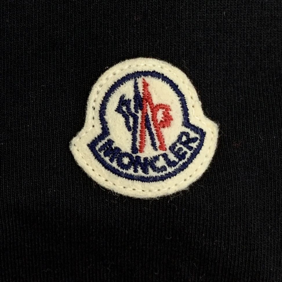 Moncler Moncler Logo Cotton T-Shirt Black (L) Size US L / EU 52-54 / 3 - 5 Thumbnail