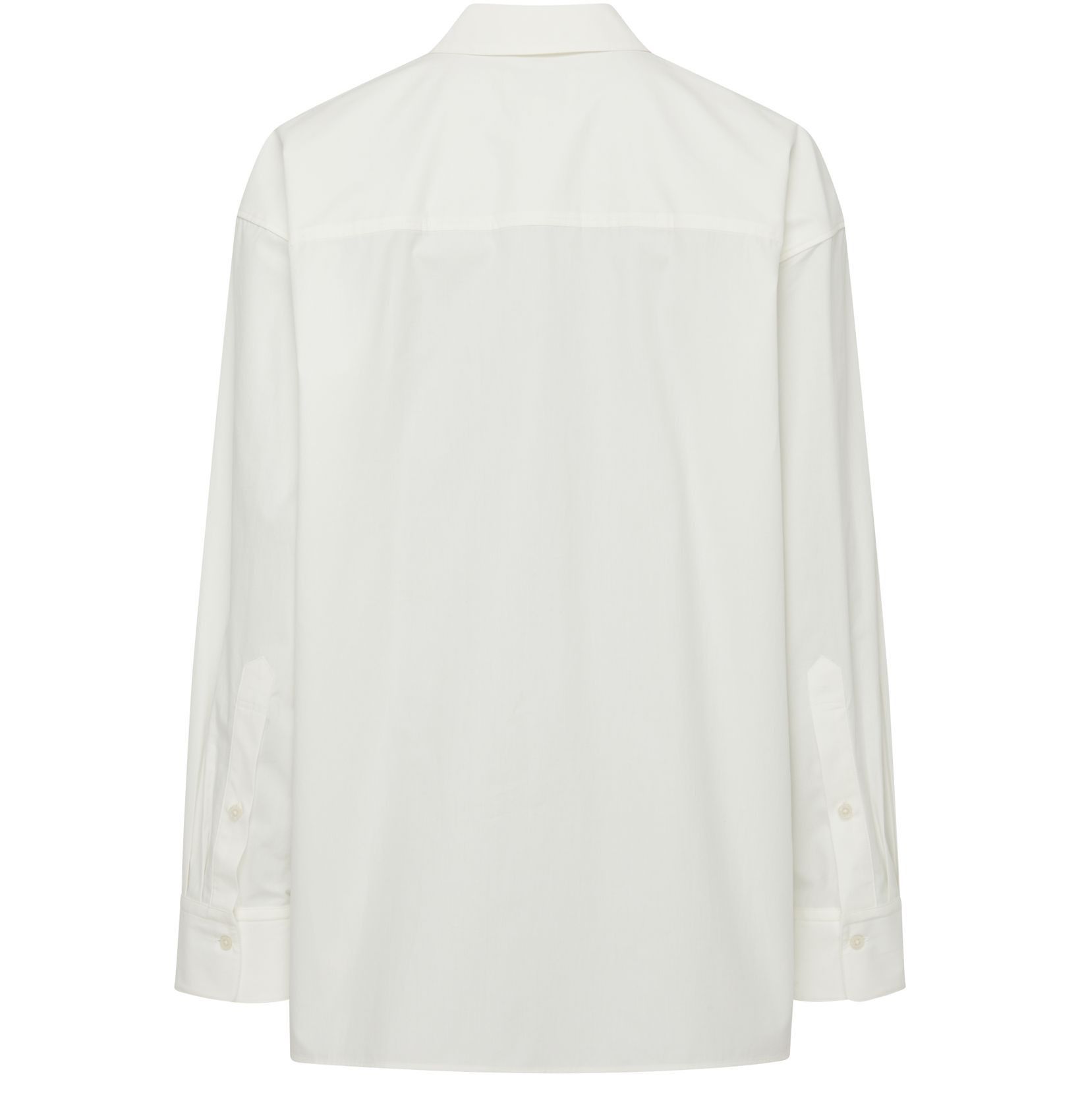 Loulou de Saison o1s22i1n1024 Espanto Oversized Shirt in White Size XS / US 0-2 / IT 36-38 - 3 Thumbnail