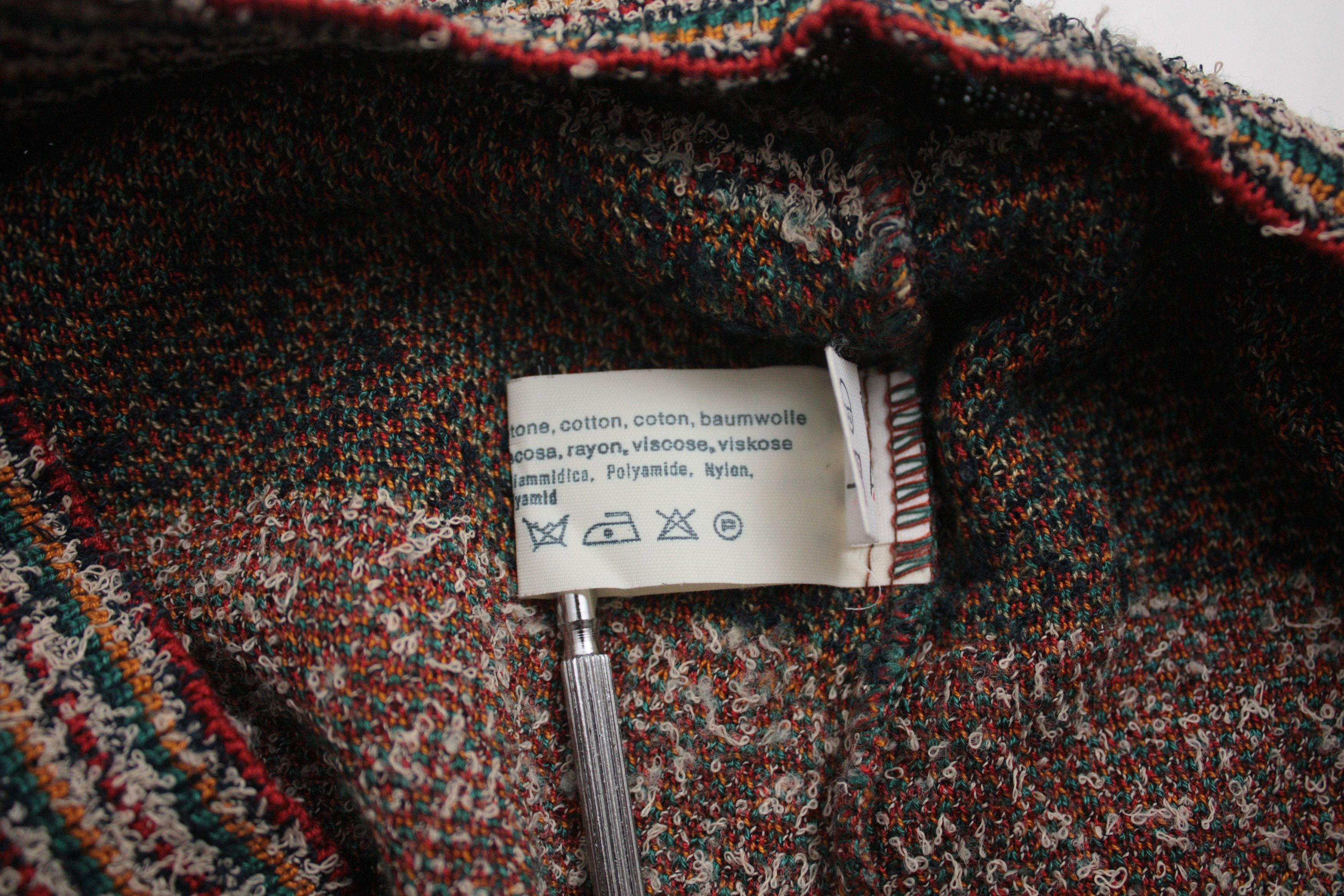 Missoni Missoni Sport Multicolor Abstract Sweater Made In Italy 50 Size US M / EU 48-50 / 2 - 7 Thumbnail
