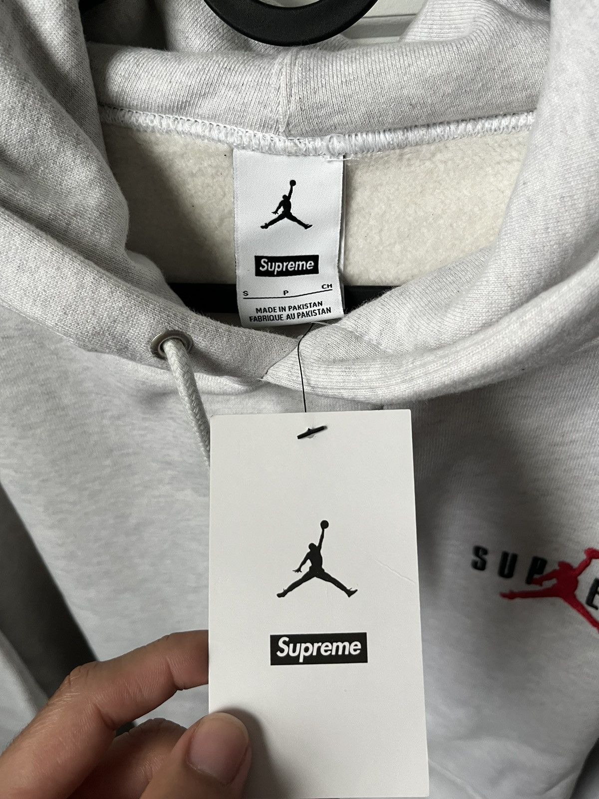 Jordan Brand × Supreme Supreme Jordan Hooded Sweatshirt Size US S / EU 44-46 / 1 - 3 Thumbnail