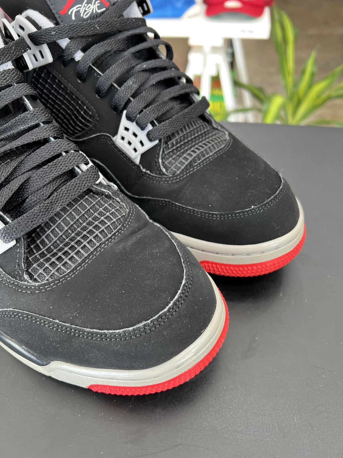 Jordan Brand Air Jordan 4 Bred Sz. 12 (2019) Size US 12 / EU 45 - 7 Thumbnail