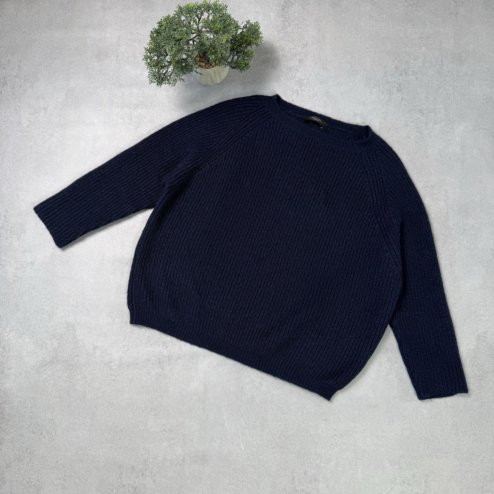 Weekend Max Mara Weekend Max Mara Wool Women Sweater Blue Size L Size L / US 10 / IT 46 - 1 Thumbnail